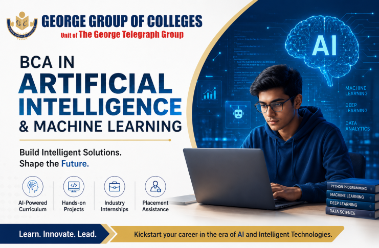 BCA in Artificial Intelligence & Machine Learning in Kolkata: Build a Future-Ready Tech Career with George College