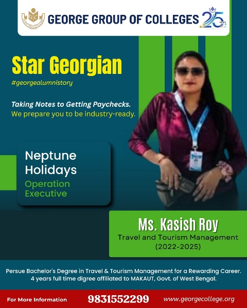 Ms. Kasish Roy  Travel & Tourism Management