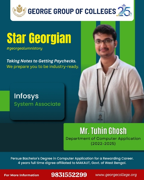 Mr. Tuhin Ghosh  Department of Computer Application