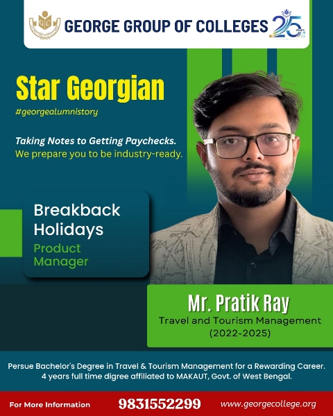 Mr. Pratik Roy  Travel & Tourism Managementt